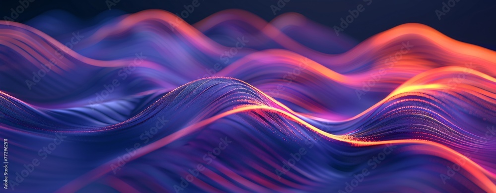 Purple Waves of Light A Spectrum of Emotions Generative AI Purple Waves of Light A Spectrum of Emotions Generative AI