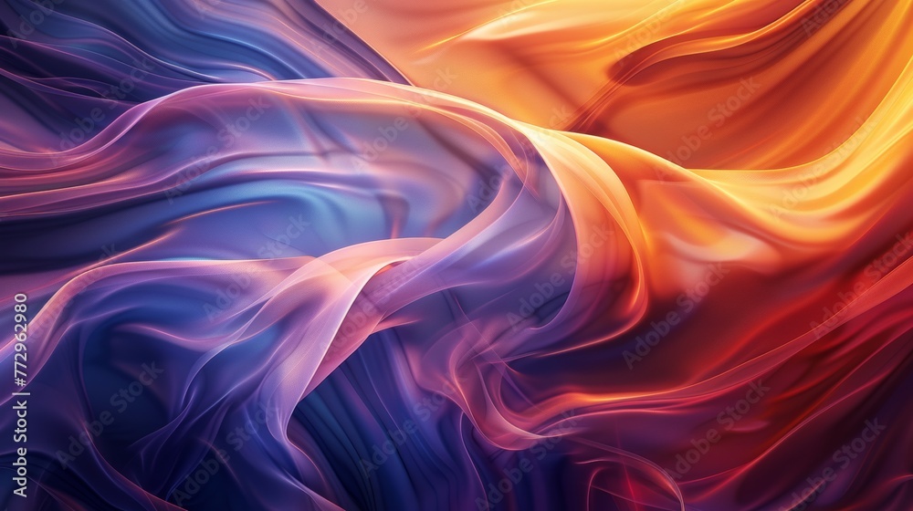 Obraz premium Abstract colorful wave patterns