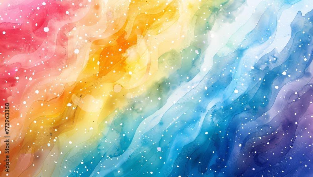 Colorful Rainbow Waves in the Sky A Vibrant and Festive Artwork for Monthly Events and Trendy Themes Generative AI Colorful Rainbow Waves in the Sky A Vibrant and Festive Artwork for Monthly Events and Trendy Themes Generative AI