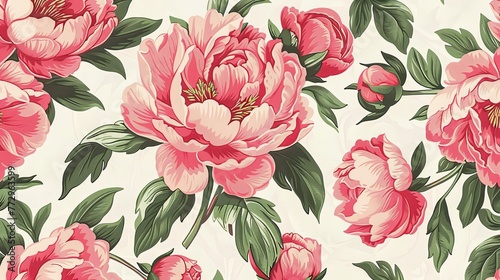 seamless pattern with flower