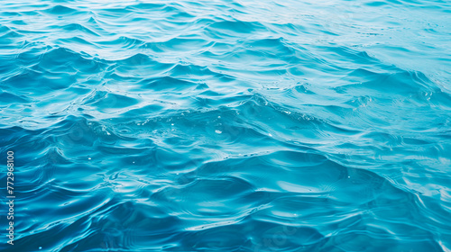 A wave approaching a close-up body of water