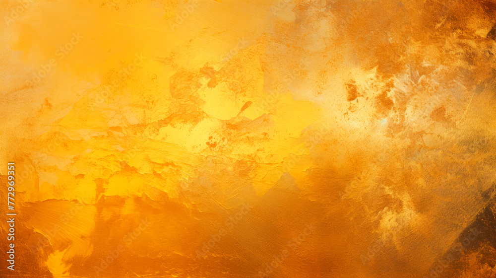 Close-up of a yellow and brown background paint Close-up of a yellow and brown background paint