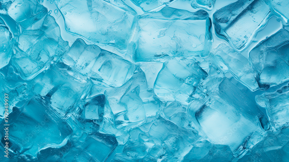 A bunch of ice cubes on a table A bunch of ice cubes on a table
