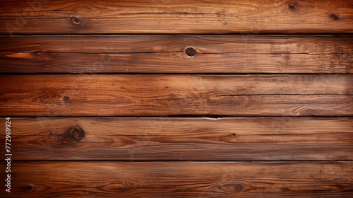 Close up of weathered wooden wall with numerous planks