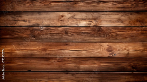 Dark wooden wall closeup