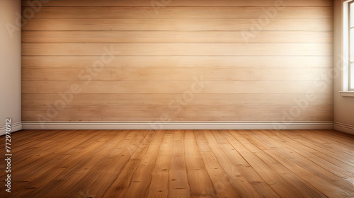 Window in a room with a wooden floor