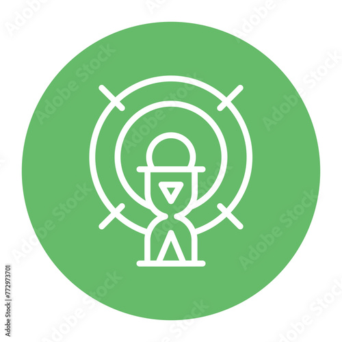 Goal Expiry icon vector image. Can be used for Crowdfunding.