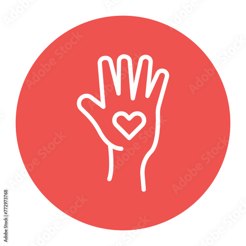 Make a Pledge icon vector image. Can be used for Crowdfunding.