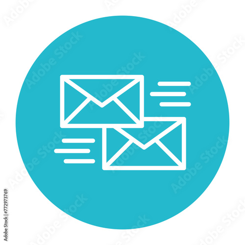 Mass Mailing icon vector image. Can be used for Crowdfunding.