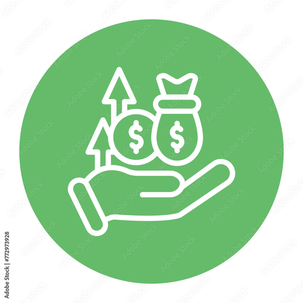Reward Based Crowdfunding icon vector image. Can be used for Crowdfunding. Reward Based Crowdfunding icon vector image. Can be used for Crowdfunding.