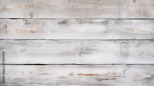 Close up of white painted wood wall with wooden floor
