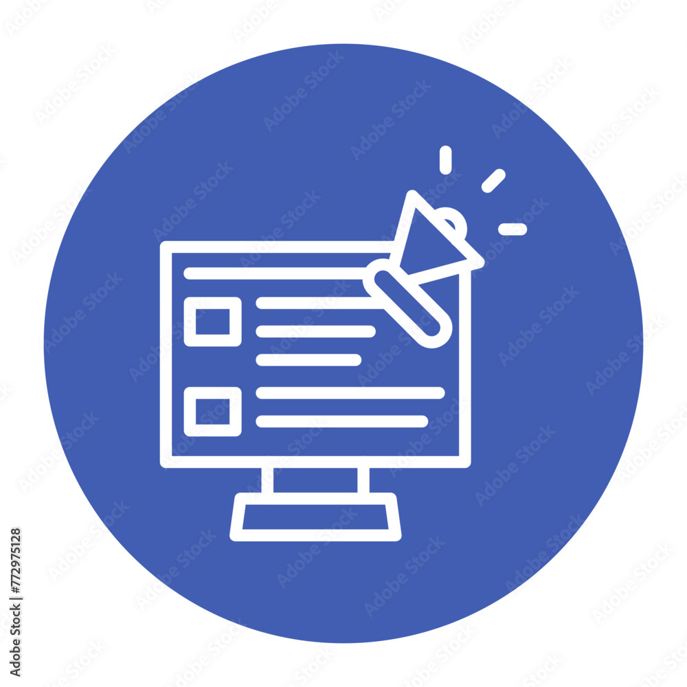 Marketing icon vector image. Can be used for Public Relations Agency. Marketing icon vector image. Can be used for Public Relations Agency.