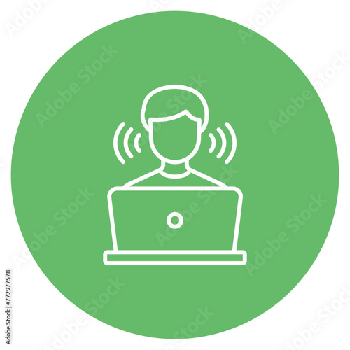 Event Listener icon vector image. Can be used for Computer Science.