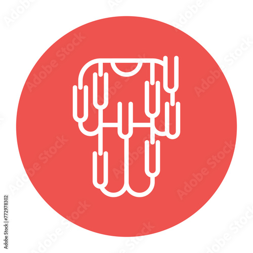 Ghilie Suit icon vector image. Can be used for Battle Royale.