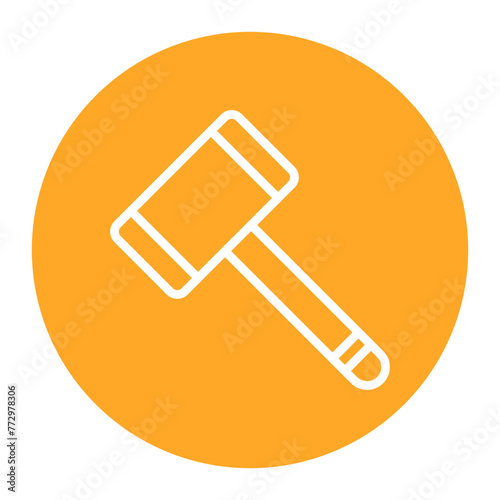 Hammer icon vector image. Can be used for Battle Royale.