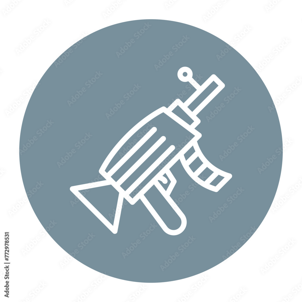 Submachine Gun icon vector image. Can be used for Battle Royale. Submachine Gun icon vector image. Can be used for Battle Royale.