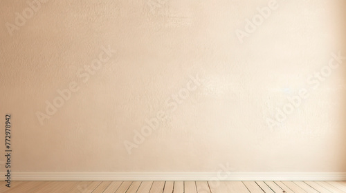 A room featuring a wooden floor and a wall up close photo