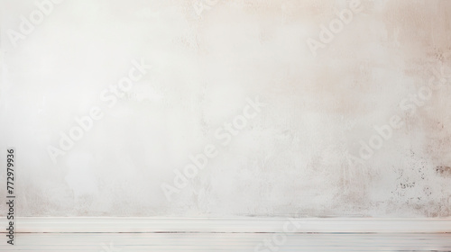 Red fire hydrant in front of a white plastered wall