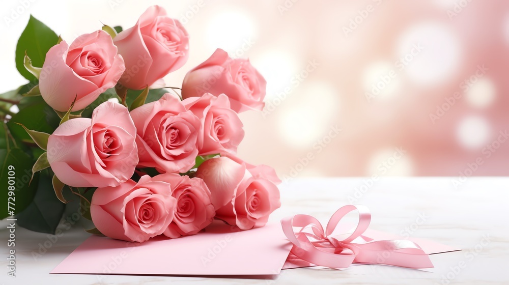 a bouquet of pink roses a bouquet of pink roses