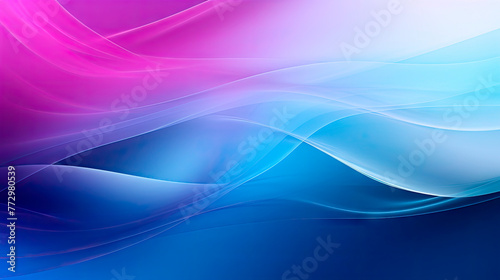 Colorful abstract wave background in pink and blue