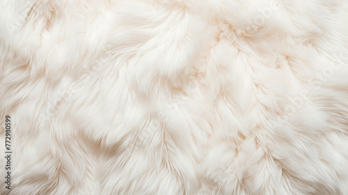 Soft white wool texture on black background