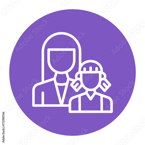 Unaccompanied Minor icon vector image. Can be used for Airline.