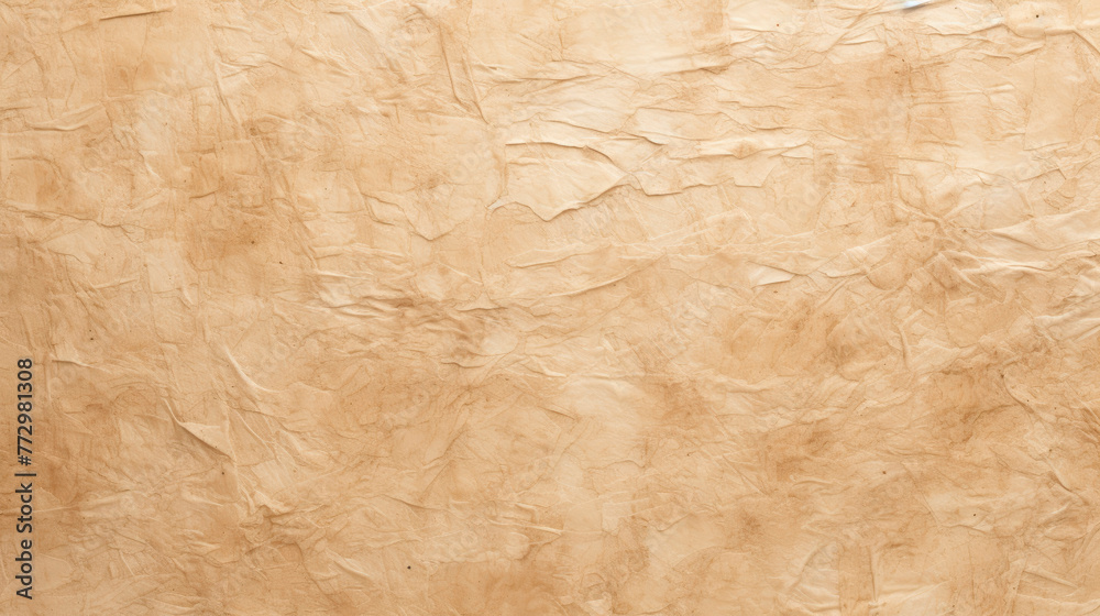 Fototapeta premium Close-up of paper on brown background