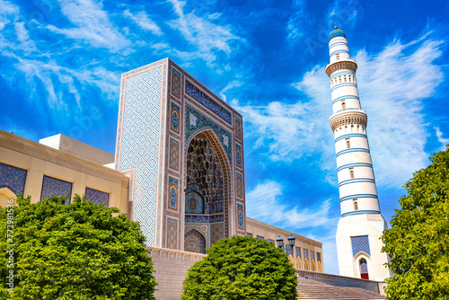 Sultan Qaboos Grand Mosque in Sohar, Oman © monticellllo