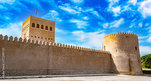 The fort at Al-Hujrah in Sohar, Oman © monticellllo