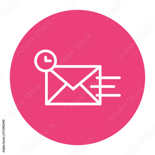 Express Mail icon vector image. Can be used for Postal Service.
