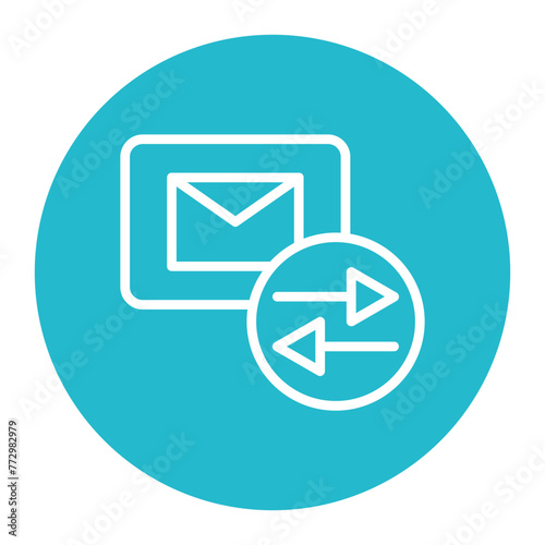 Letter Sorting icon vector image. Can be used for Postal Service.
