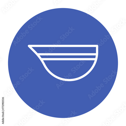 Evaporating Dish icon vector image. Can be used for Science.