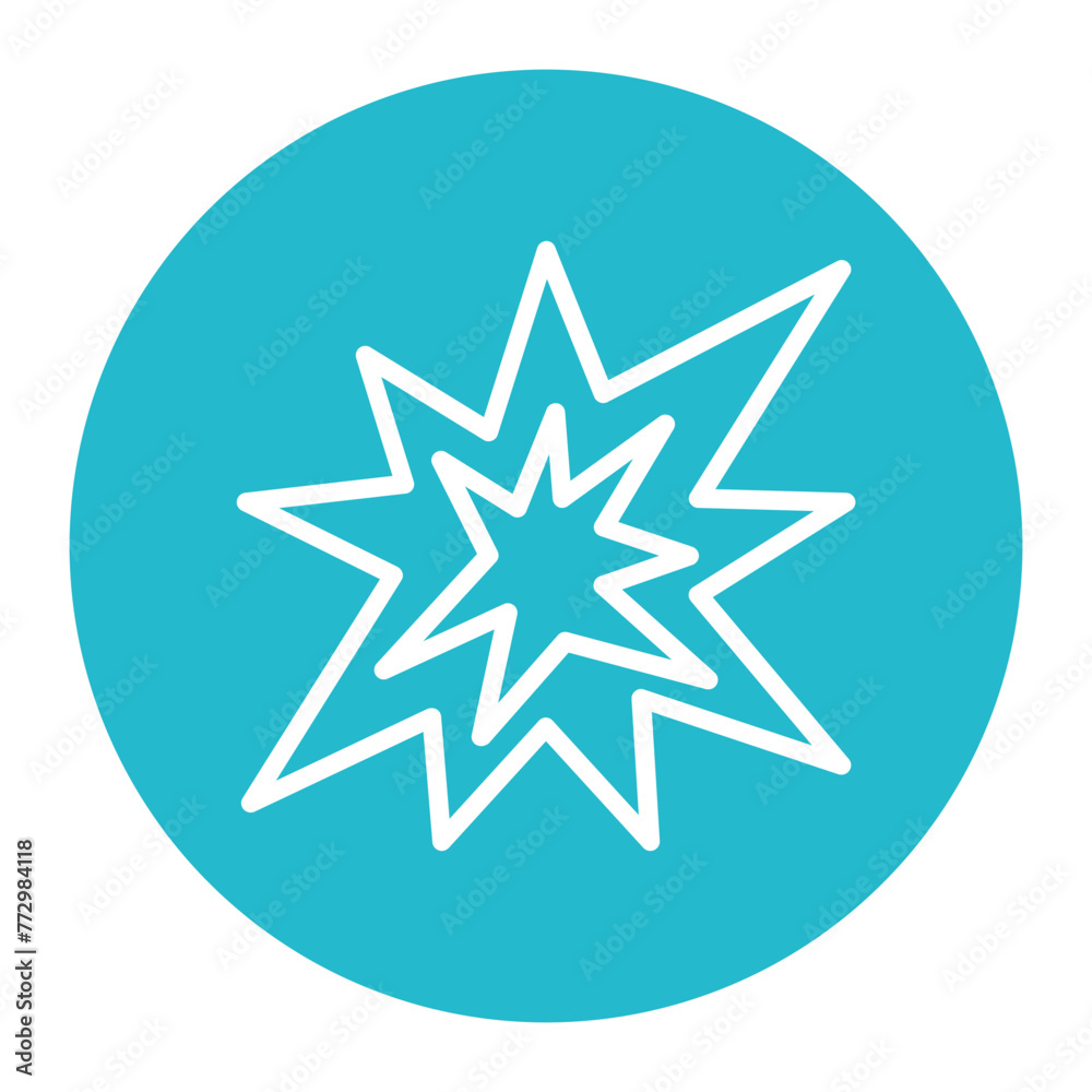 Collision icon vector image. Can be used for Science Fiction. Collision icon vector image. Can be used for Science Fiction.