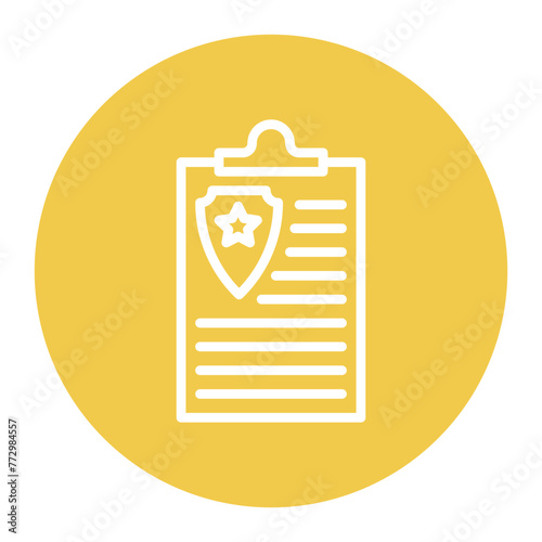Police Fine icon vector image. Can be used for Prison.