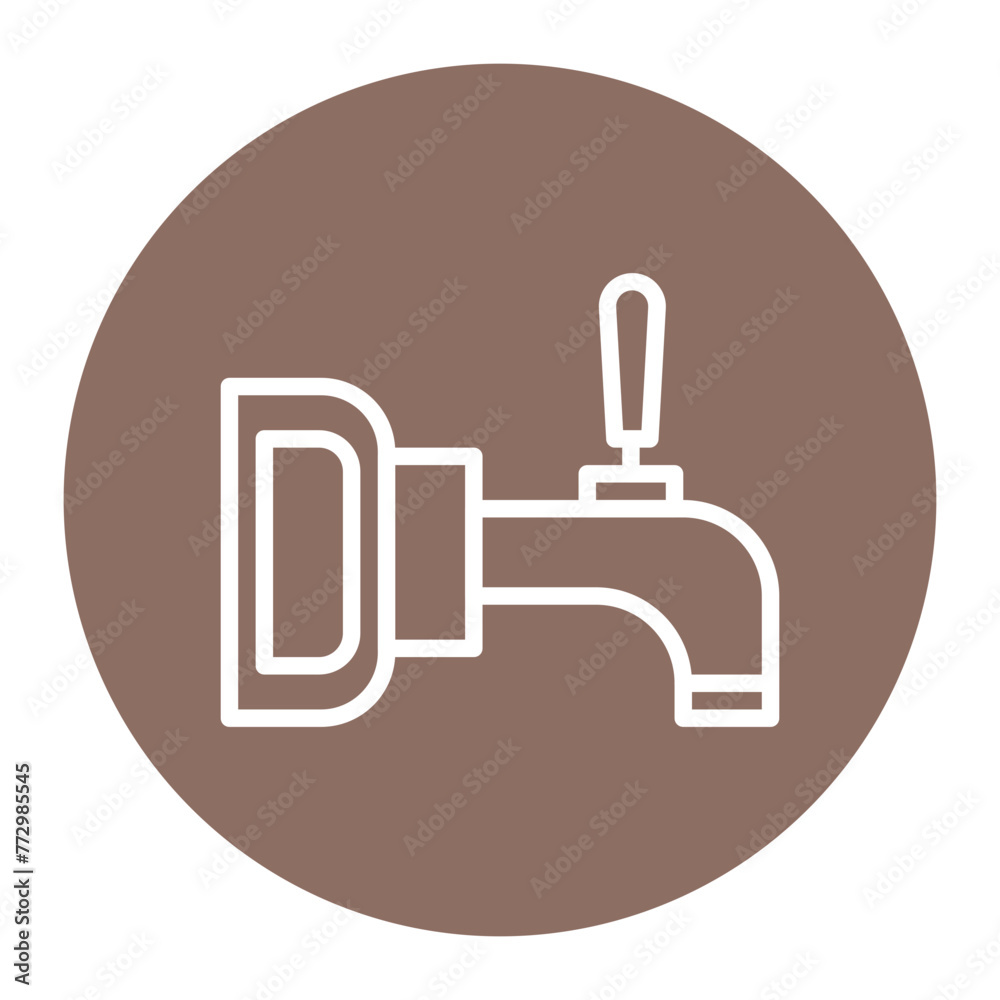 Beer Tap icon vector image. Can be used for Oktoberfest. Beer Tap icon vector image. Can be used for Oktoberfest.