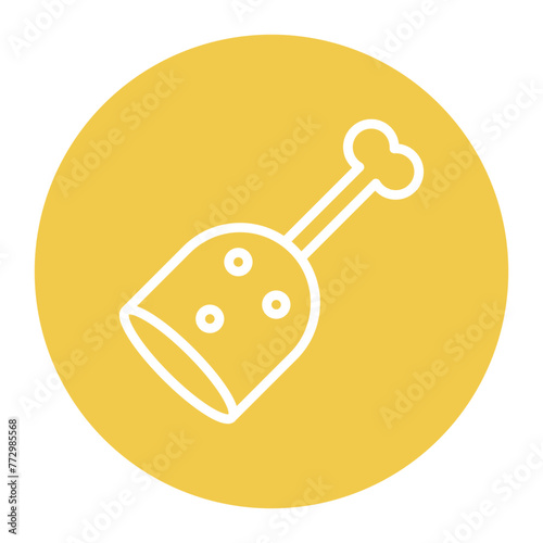 Cooked Ham icon vector image. Can be used for Oktoberfest.