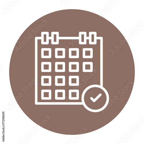Daily Events icon vector image. Can be used for Bowling.