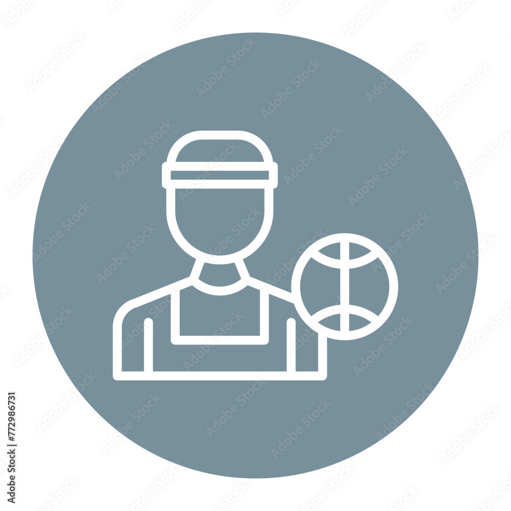 Athlete icon vector image. Can be used for Diversity. Athlete icon vector image. Can be used for Diversity.