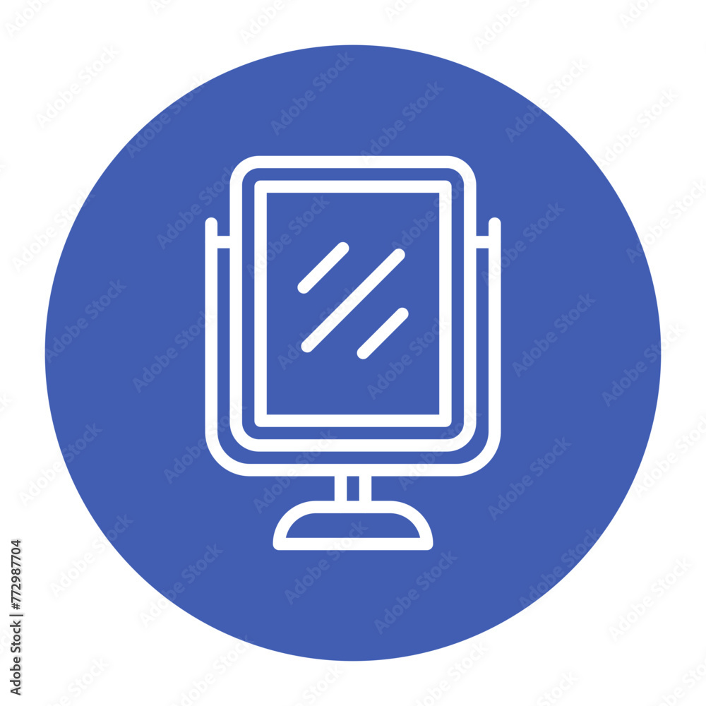 Mirror icon vector image. Can be used for Luxury. Mirror icon vector image. Can be used for Luxury.