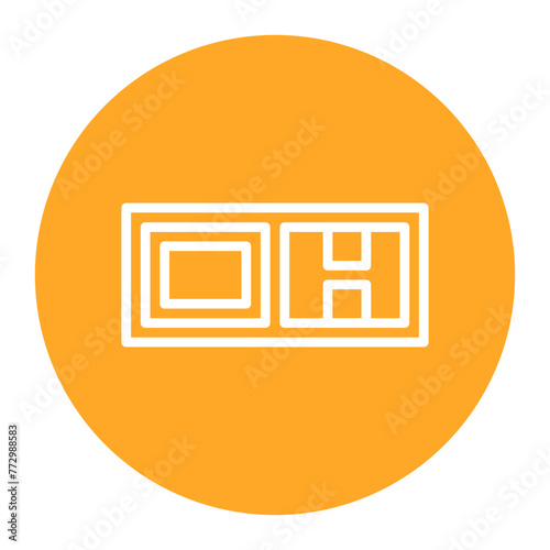 Square Hss icon vector image. Can be used for Mettalurgy. photo