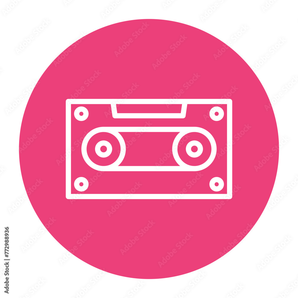 Cassettte icon vector image. Can be used for Retro. Cassettte icon vector image. Can be used for Retro.