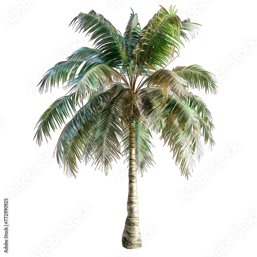 palm tree isolated on a isolated  alpha transparent background png