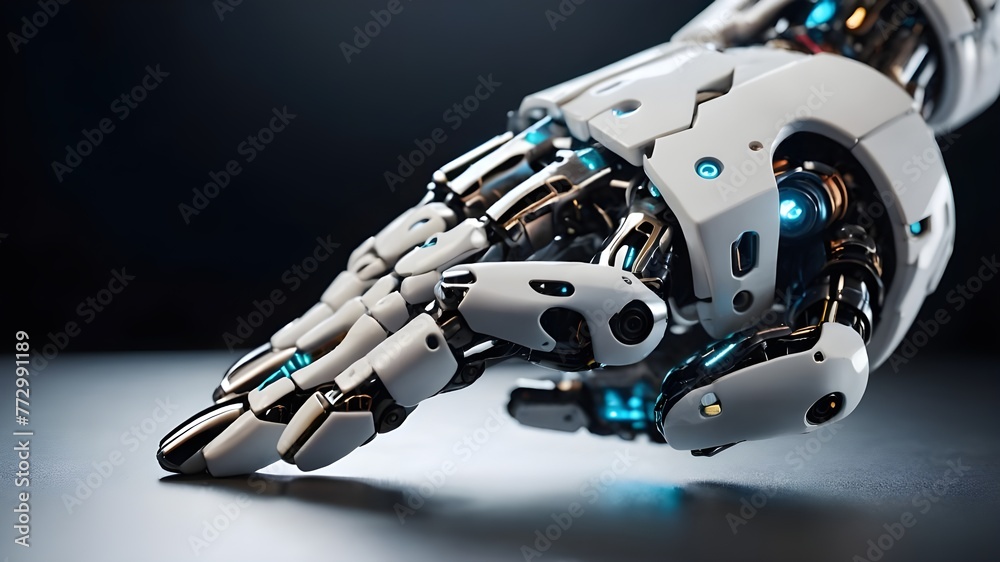 Fototapeta premium the robot with a key