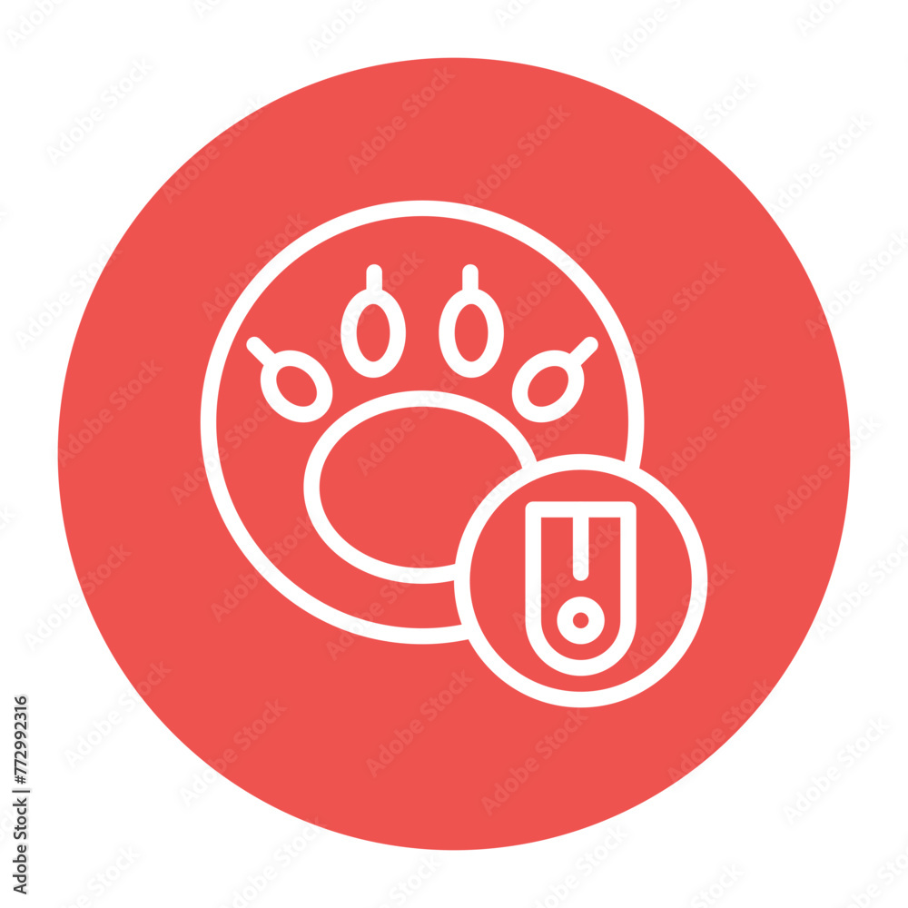Declawing icon vector image. Can be used for Veterinary.