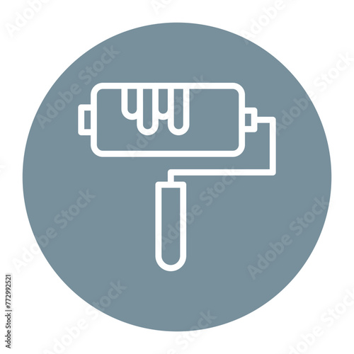 Roller icon vector image. Can be used for Veterinary.