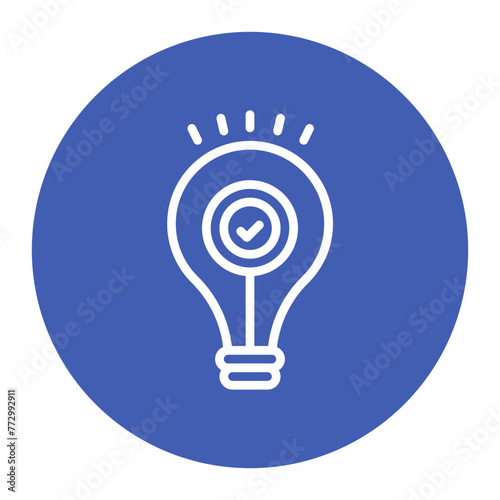 Creative Idea icon vector image. Can be used for Crisis Mangement.