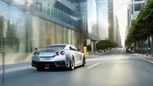 Nissan GTR Dominates the Urban Streetscape photo