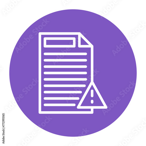 Complaint icon vector image. Can be used for Compliance And Regulation.