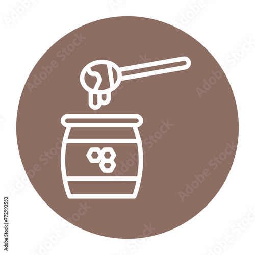 Honey icon vector image. Can be used for Agriculture.