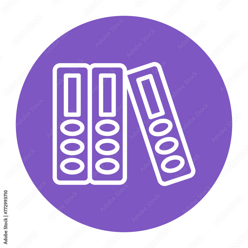 Binders Folder icon vector image. Can be used for Documents And Files. Binders Folder icon vector image. Can be used for Documents And Files.